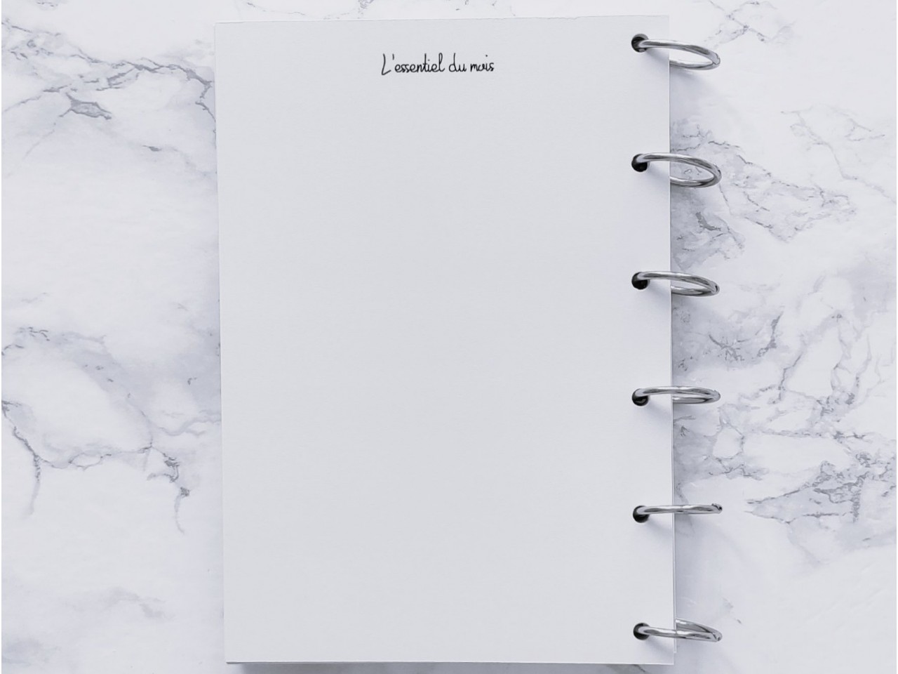 Agenda & bilan mensuel - A5