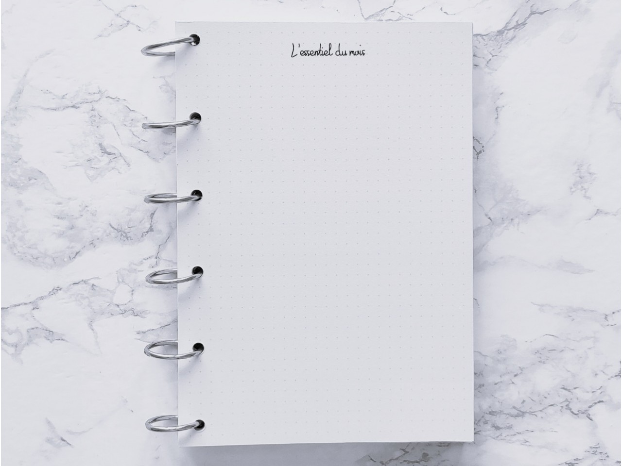 Agenda Classique & bilan mensuel - Bujo