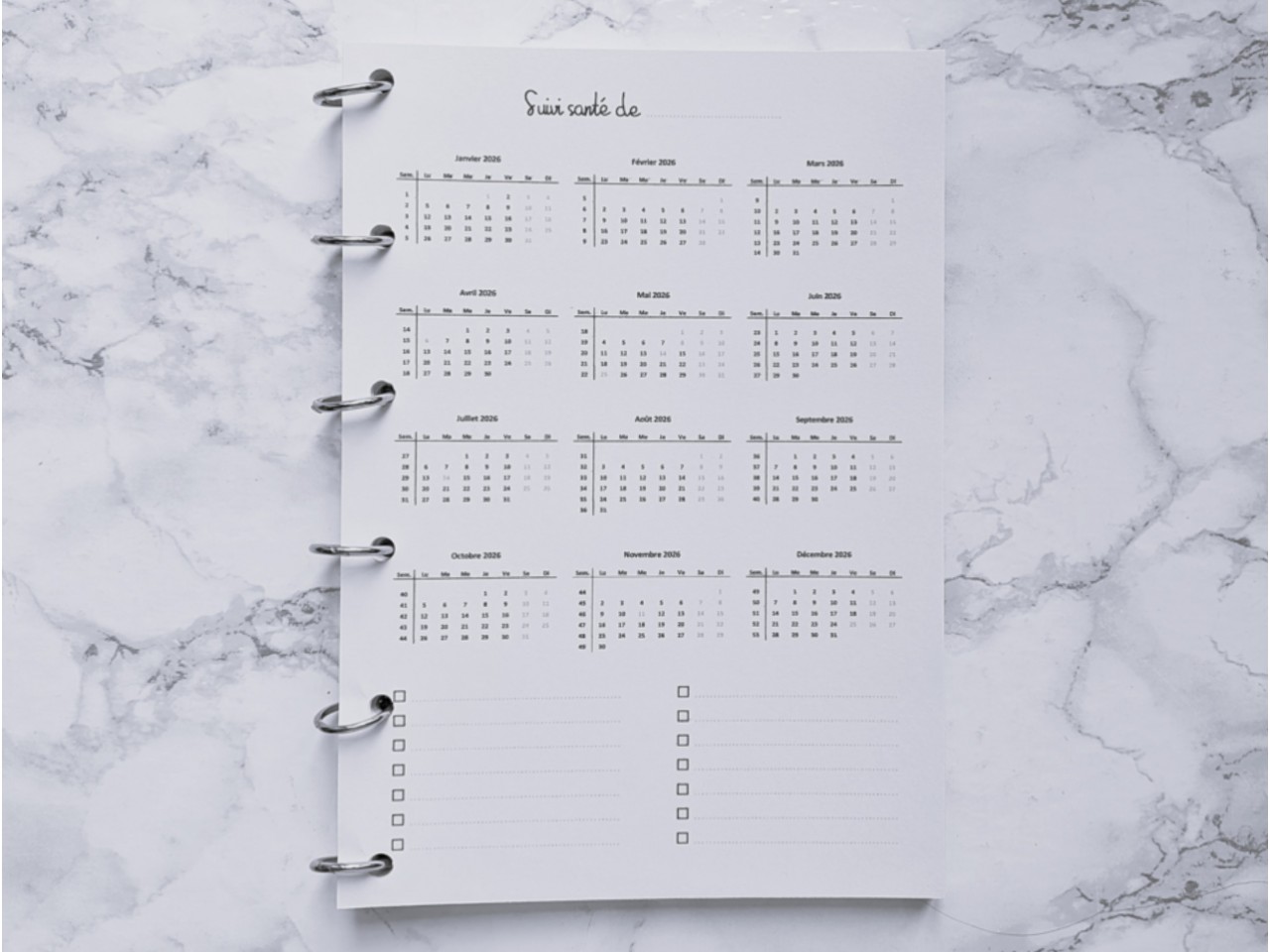 Suivi santé de - A5