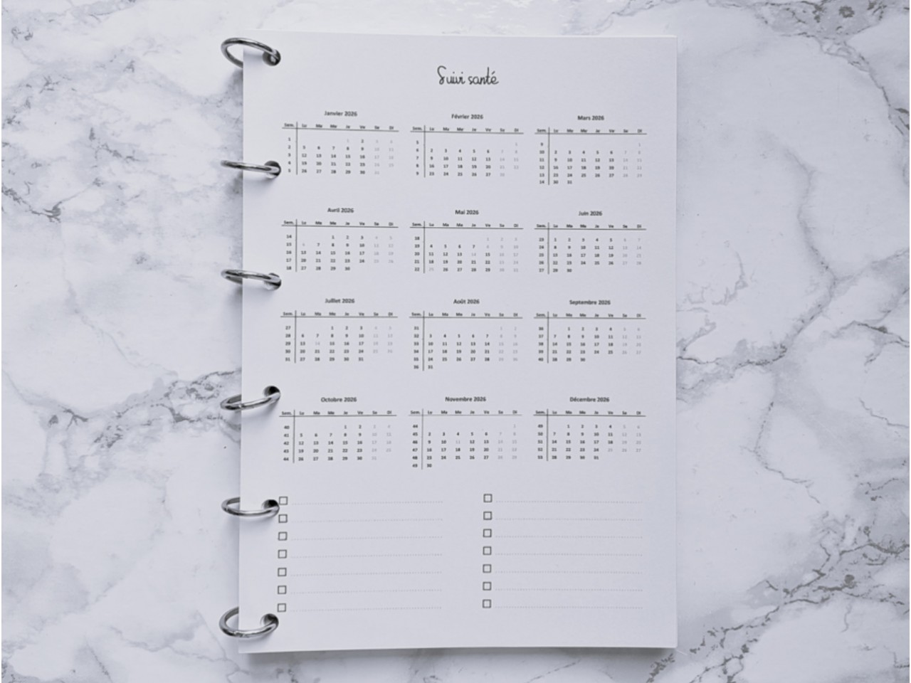 Suivi santé - A6