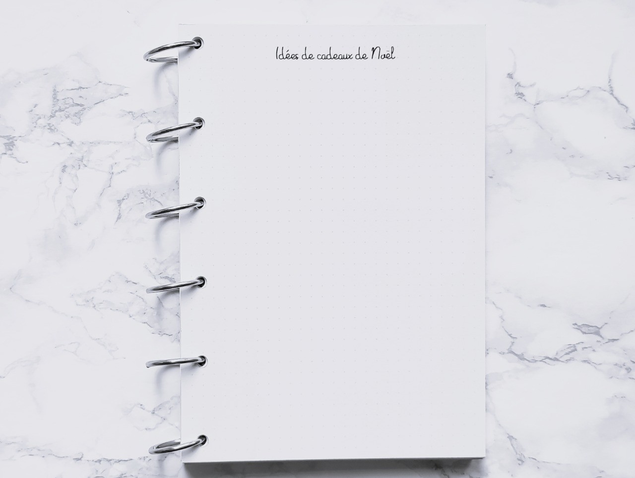 Idées de cadeaux de Noël - Bujo