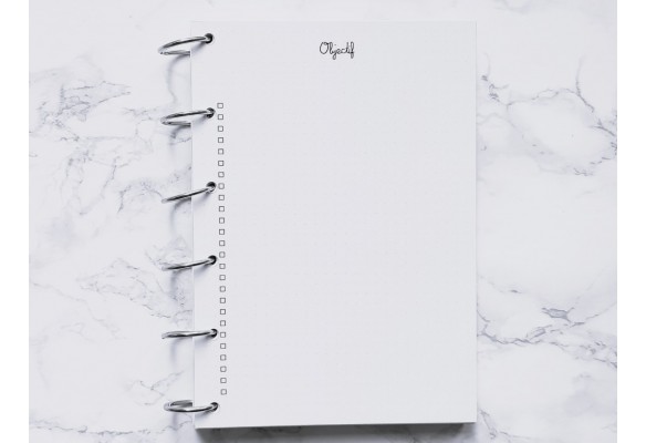 Objectif (décomposé) - Bujo