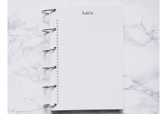 Bucket list - Bujo