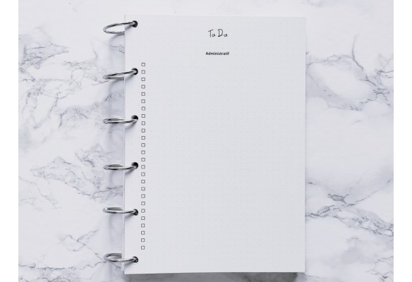 To Do Administratif - Bujo