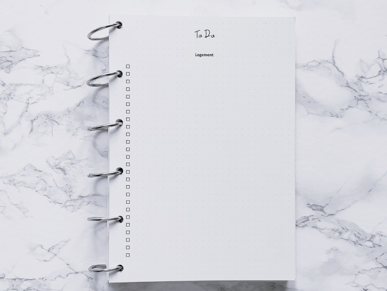 To Do Logement - Bujo