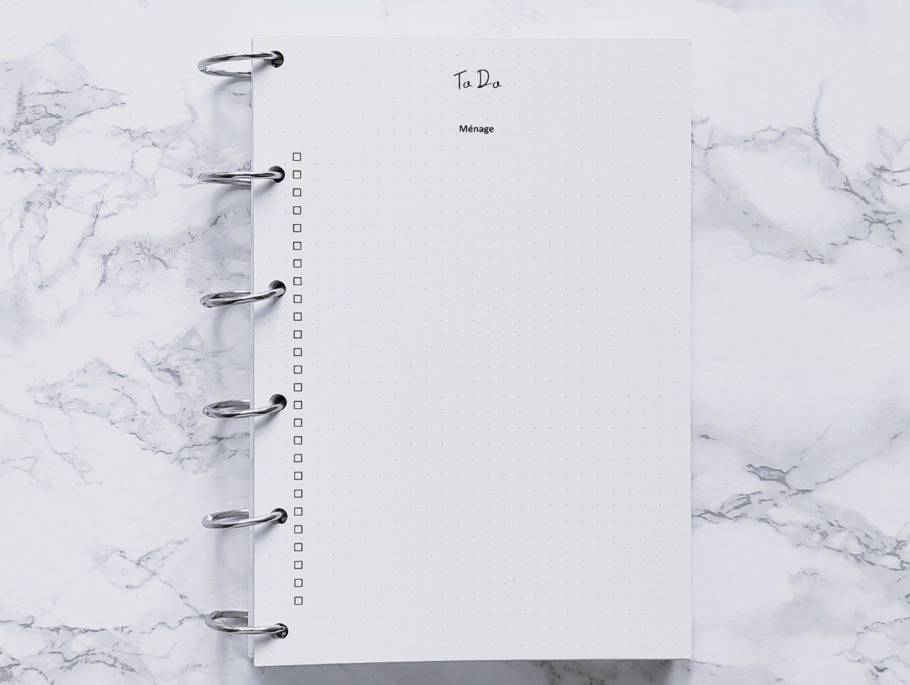 To Do Ménage - Bujo