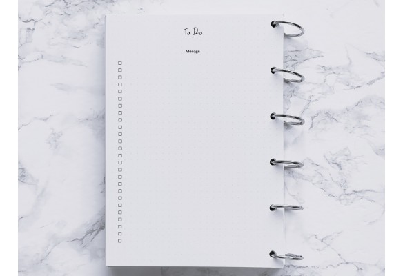 To Do Ménage - Bujo