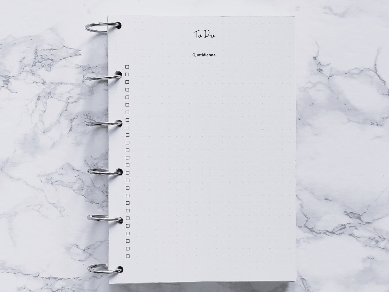 To Do Quotidienne - Bujo