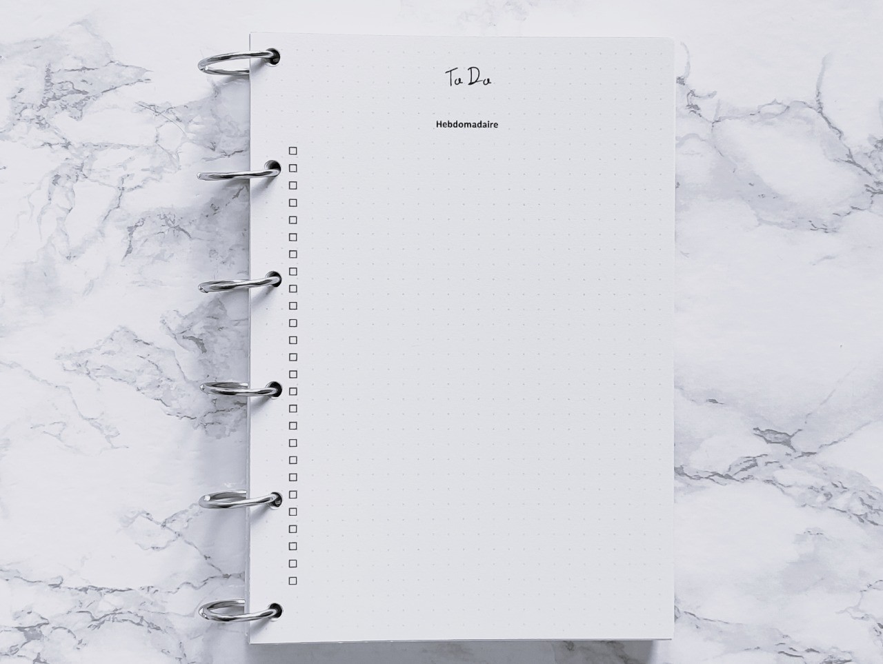 To Do Hebdomadaire - Bujo