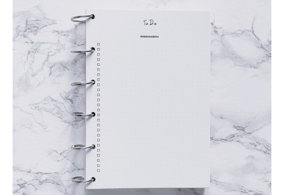 To Do Hebdomadaire - Bujo