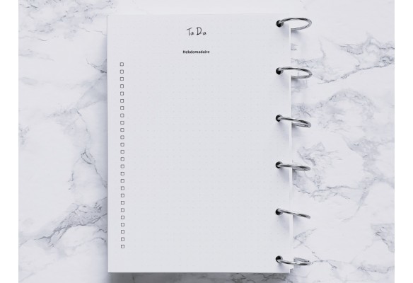 To Do Hebdomadaire - Bujo