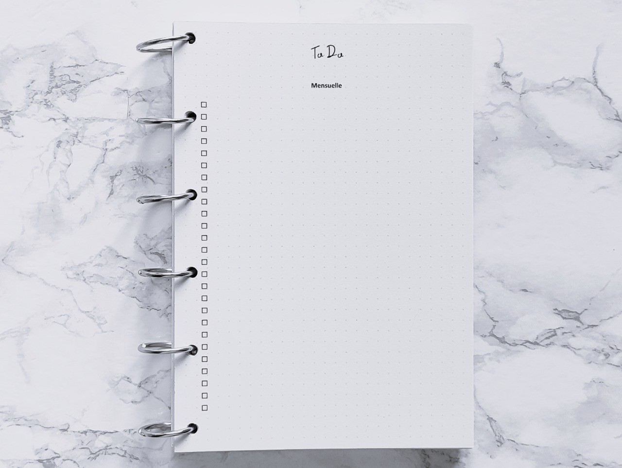 To Do Mensuelle - Bujo