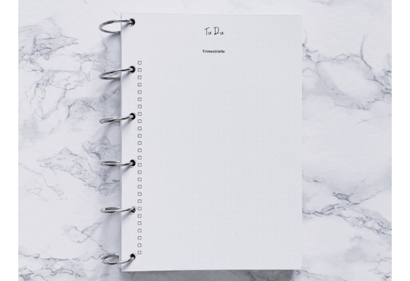 To Do Trimestrielle - Bujo