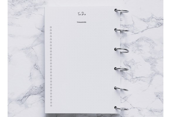 To Do Trimestrielle - Bujo