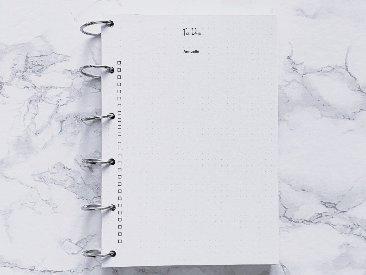 To Do Annuelle - Bujo