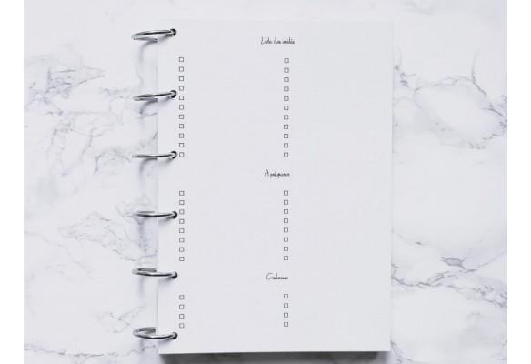 Organisation d'un événement - Bujo