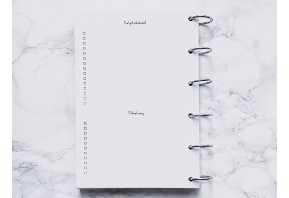 Organisation d'un événement - Bujo