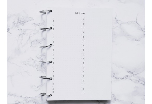 Organisation d'un événement - Bujo