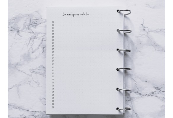 Les rendez-vous santé de - Bujo