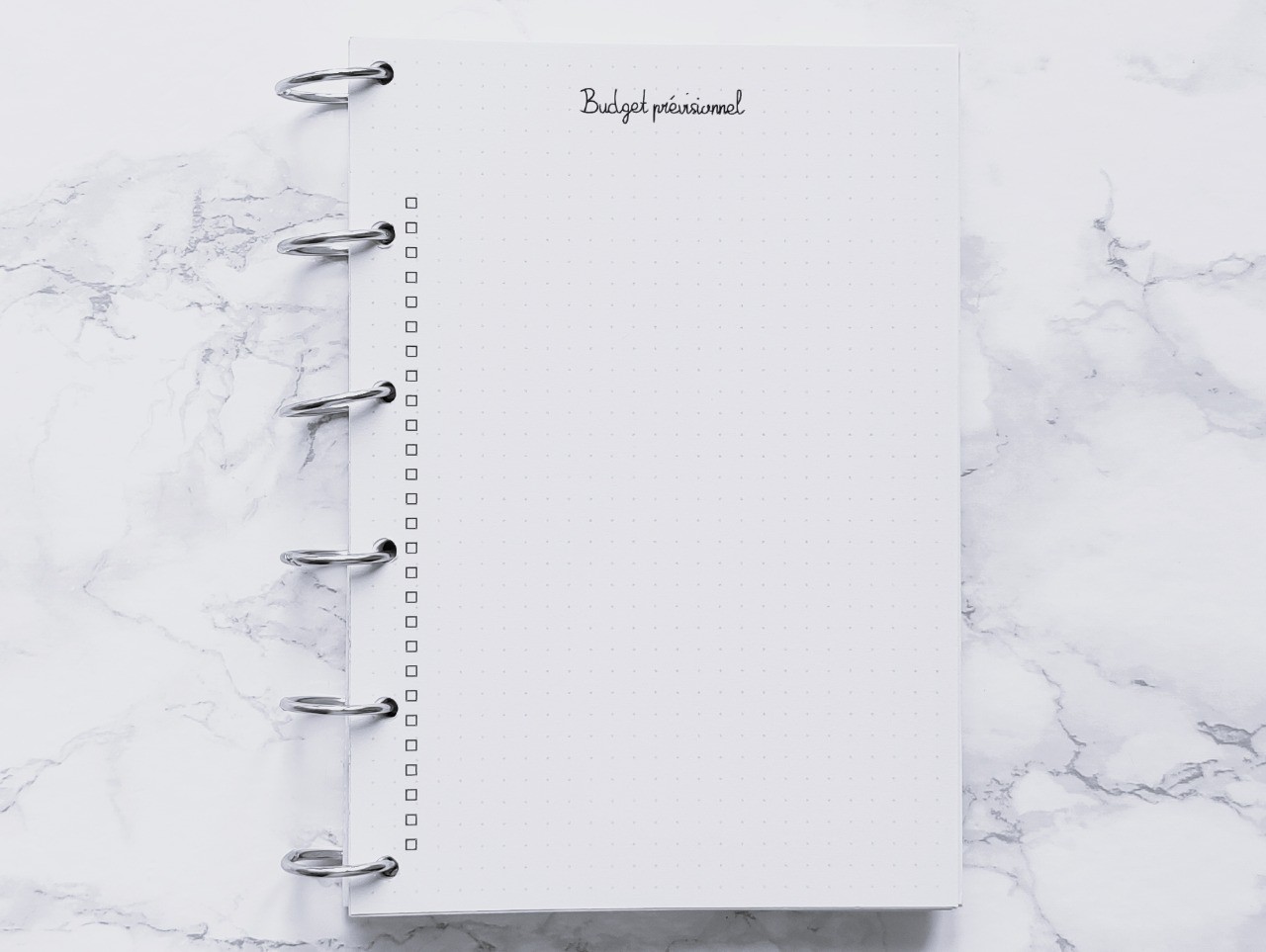 Budget prévisionnel - Bujo