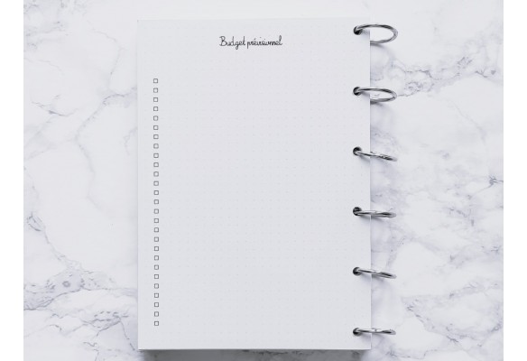 Budget prévisionnel - Bujo