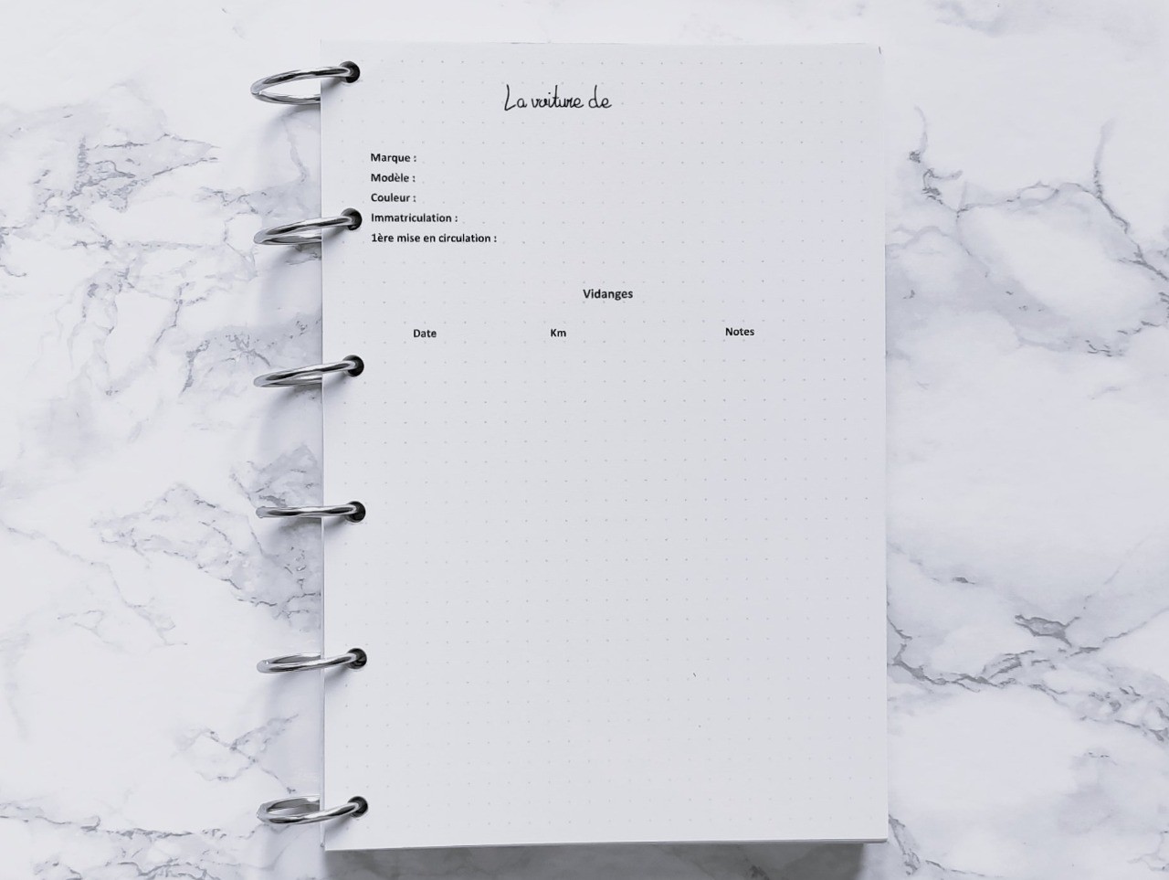 La voiture de - Bujo