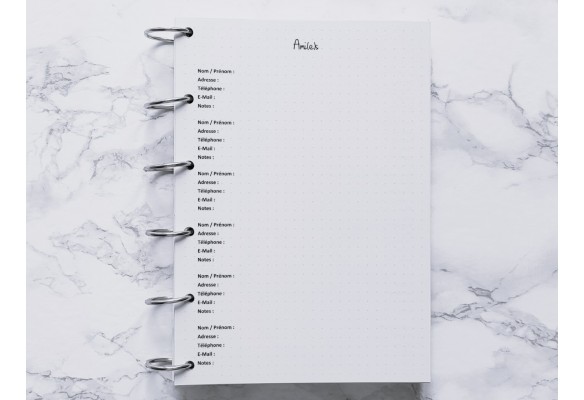 Ami(e)s (Répertoire) - Bujo