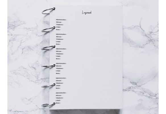 Logement (Répertoire) - Bujo