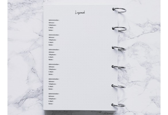 Logement (Répertoire) - Bujo