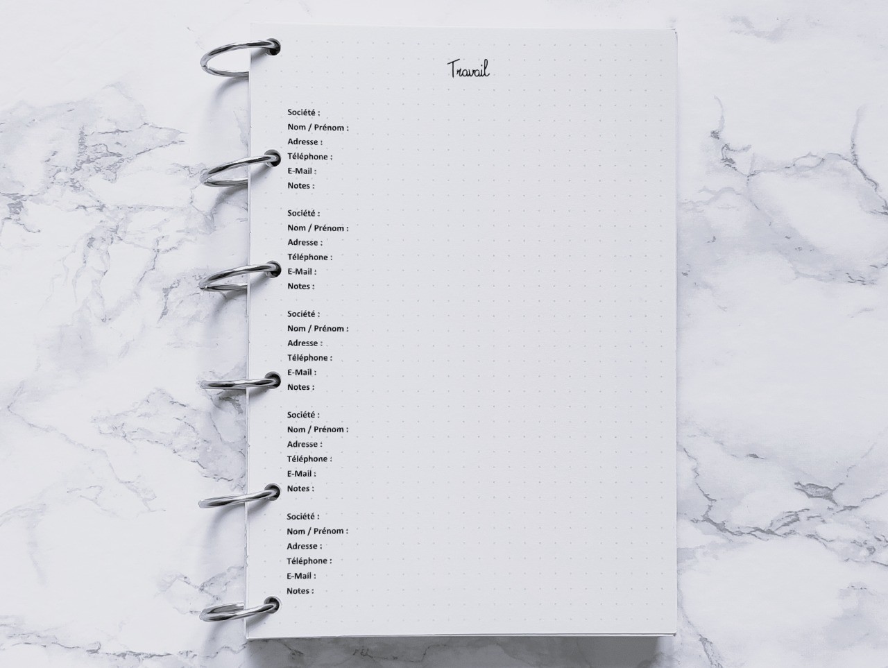 Travail (Répertoire) - Bujo