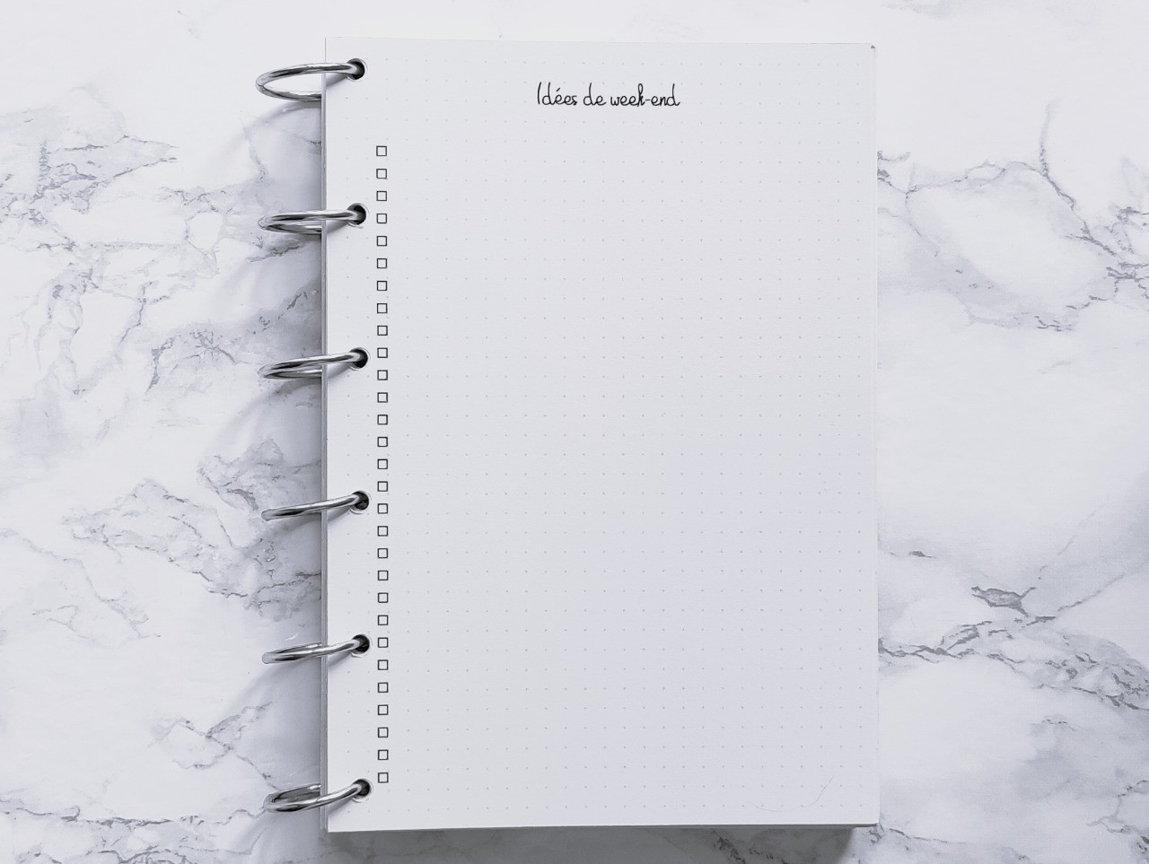 Idées de week-end - Bujo