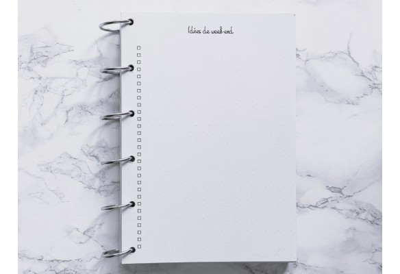 Idées de week-end - Bujo