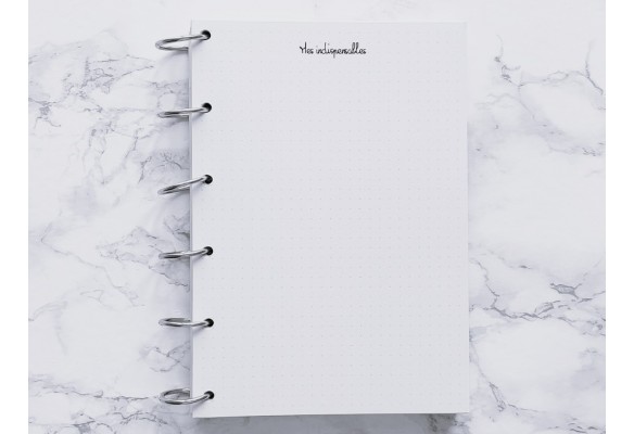 Mes indispensables - Bujo