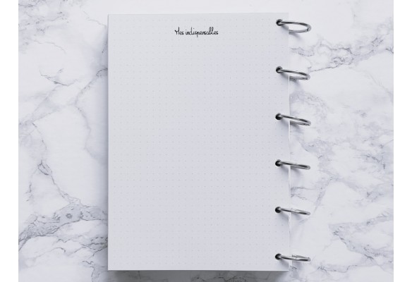 Mes indispensables - Bujo