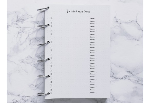 Les séries à ne pas louper - Bujo