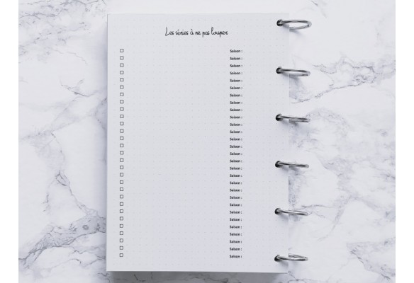 Les séries à ne pas louper - Bujo