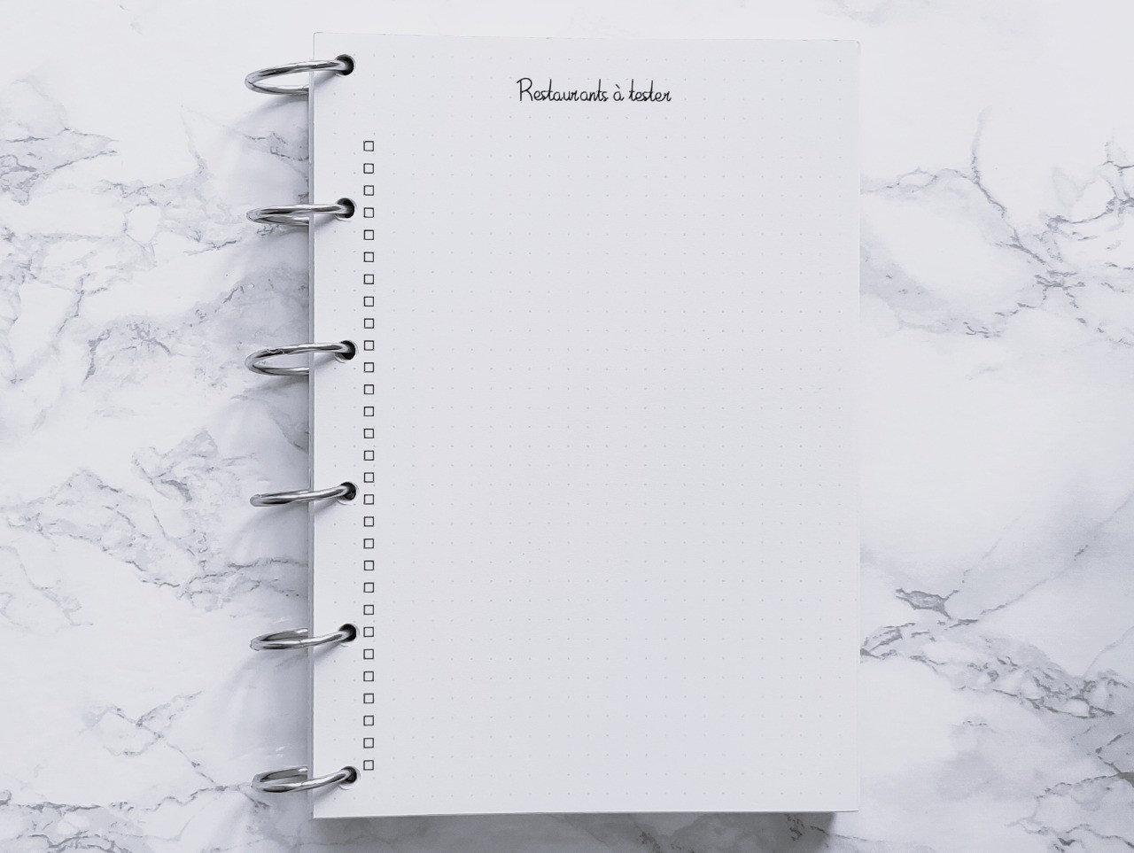 Restaurants à tester - Bujo