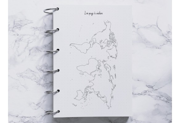 Les pays à visiter - Bujo