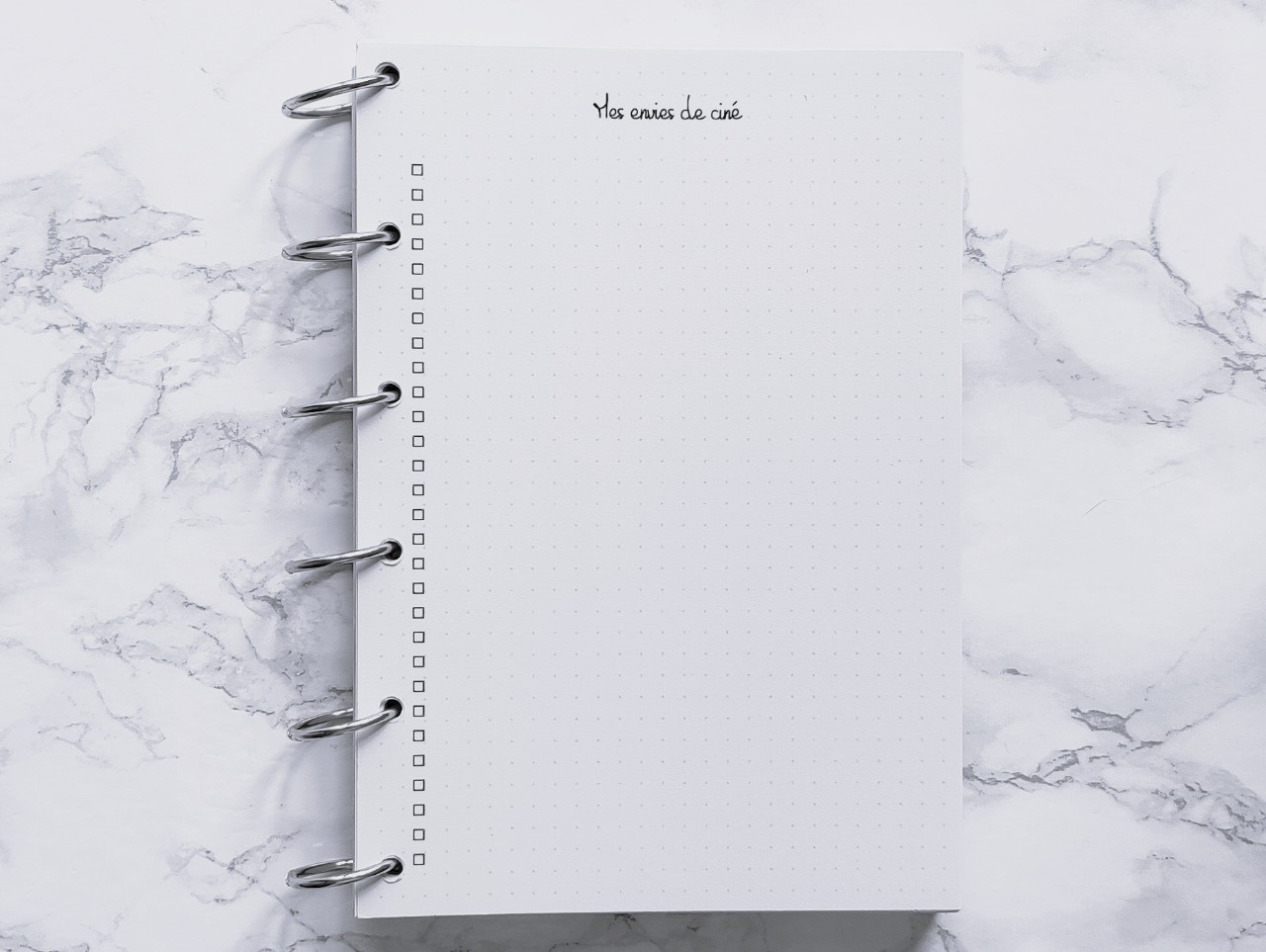 Mes envies de ciné - Bujo