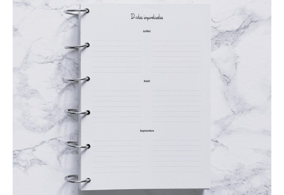 Dates importantes - A5