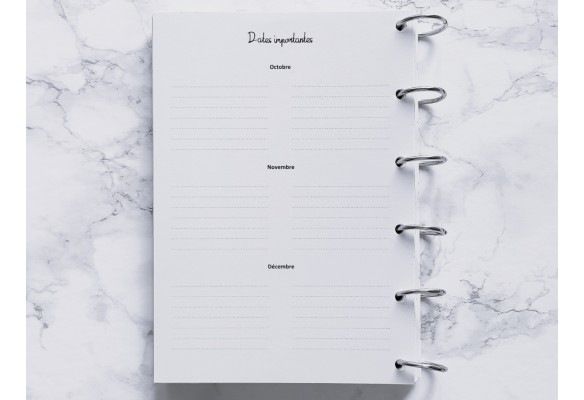 Dates importantes - A6