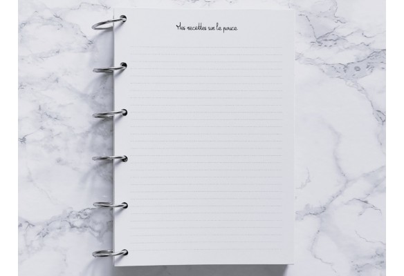 Mes recettes sur le pouce - A4