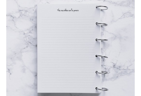 Mes recettes sur le pouce - A4