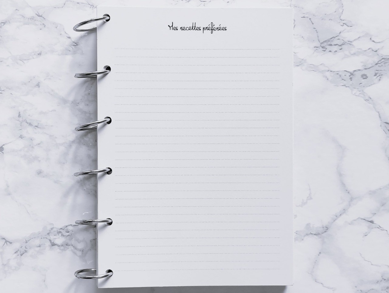 Mes recettes préférées - A6
