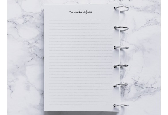 Mes recettes préférées - A6