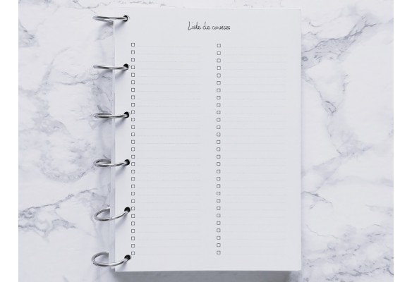 Liste de courses - A4
