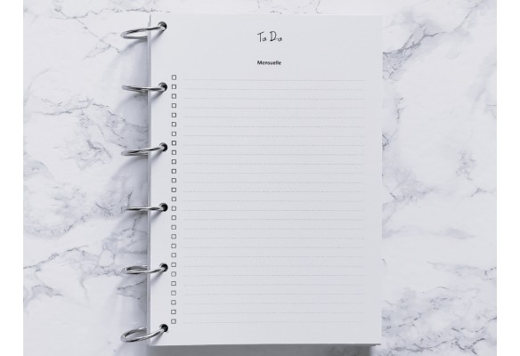 To Do Mensuelle - A4