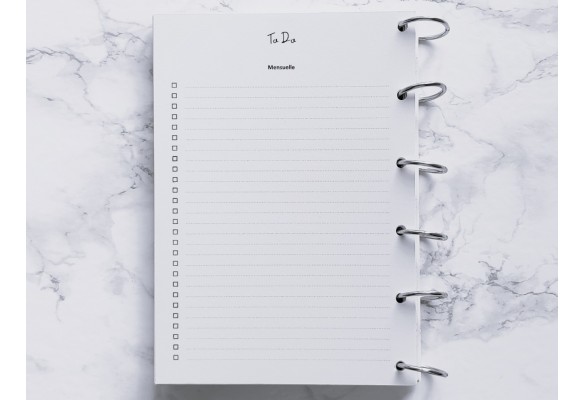 To Do Mensuelle - A4