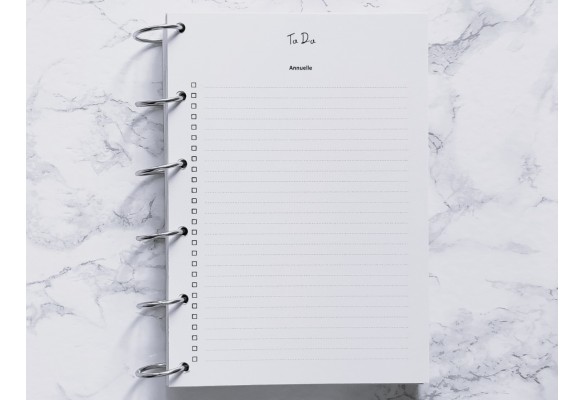 To Do Annuelle - A4