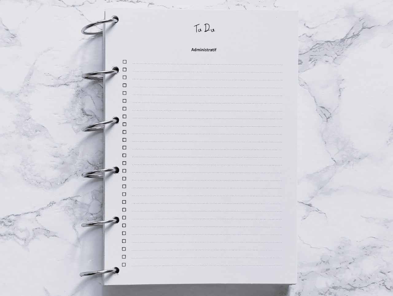 To Do Administratif - A5